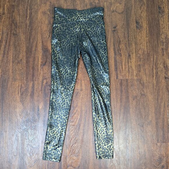 SPANX Faux Leather Leopard Shine Leggings - Small - NWOT - Picture 6 of 9